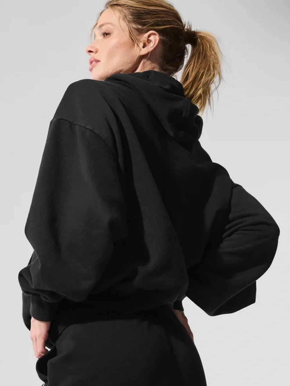 NWT ALO Accolade Hoodie Black Size Large